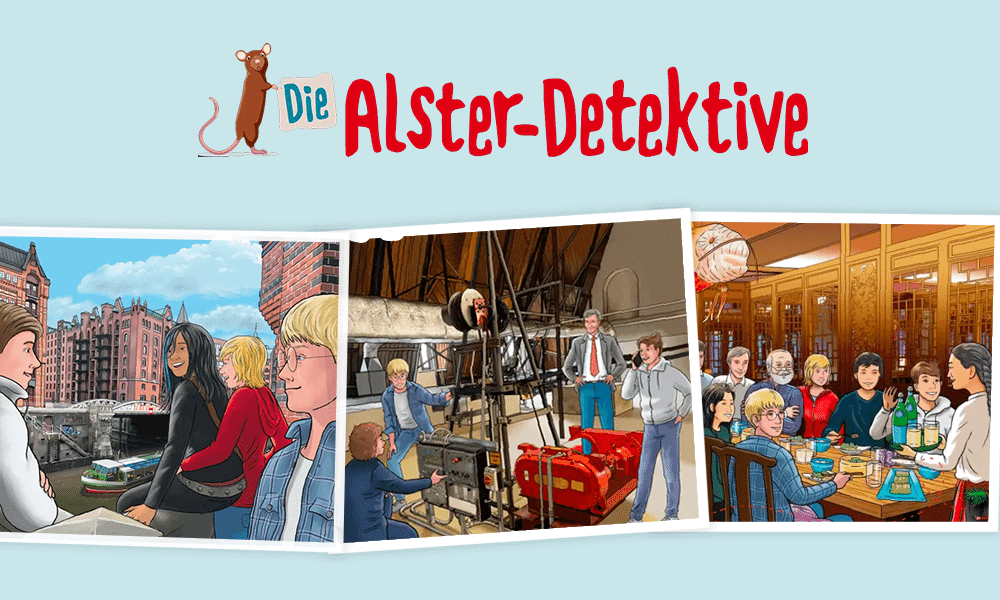 Kostenlose  Detektiv Hörspiele für Kinder: Die Alster-Detektive