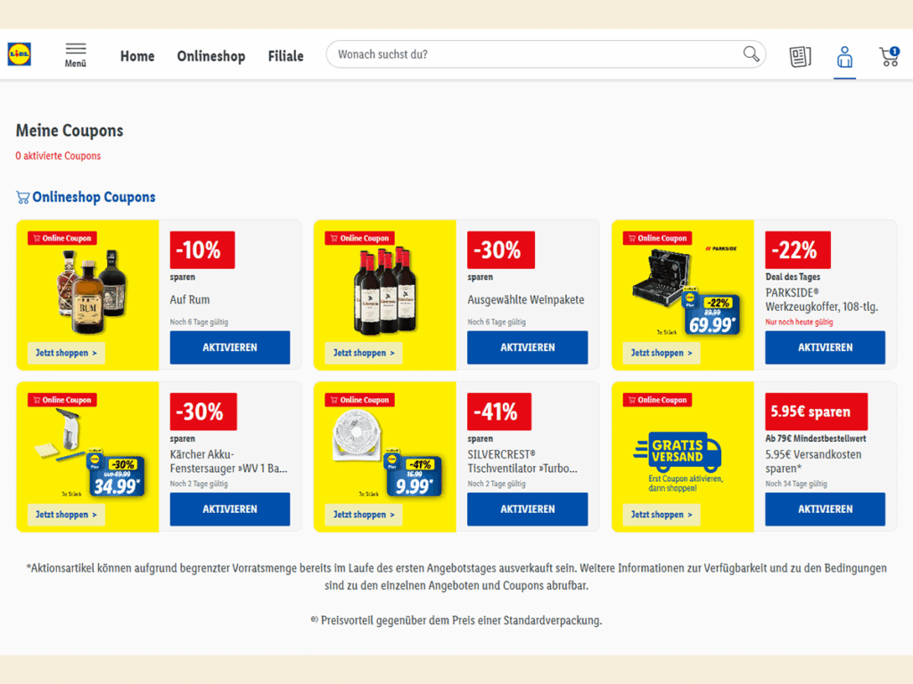Noch mehr Geld sparen mit den exklusiven Lidl Plus Coupons
