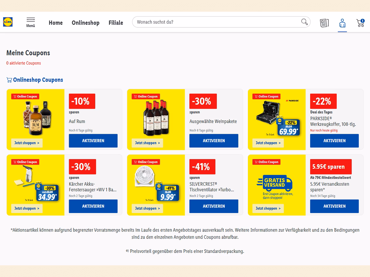 Noch mehr Geld sparen mit den exklusiven Lidl Plus Coupons