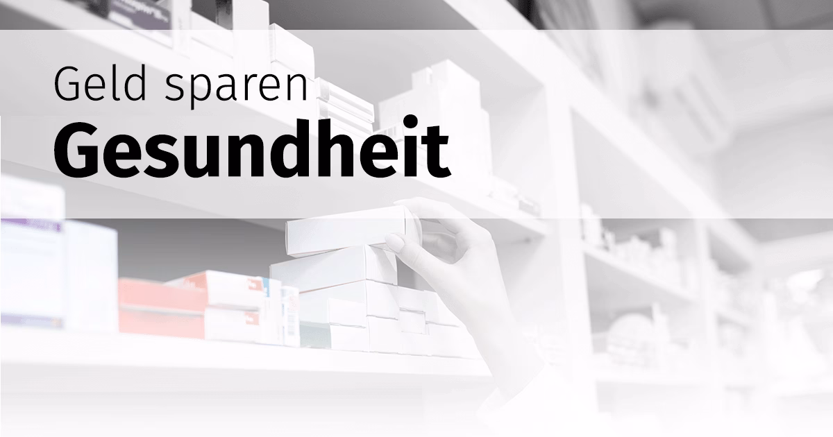 Gesund sparen, Medikamente günstiger bei Online-Apotheken einkaufen und Geld sparen
