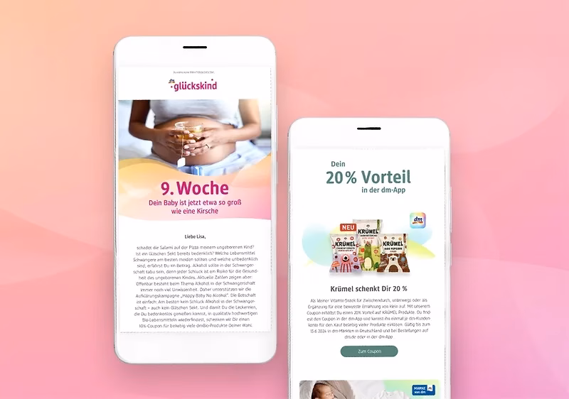 Sparen mit dem glückskind - Newsletter: exklusive Rabatte und nützliche Infos