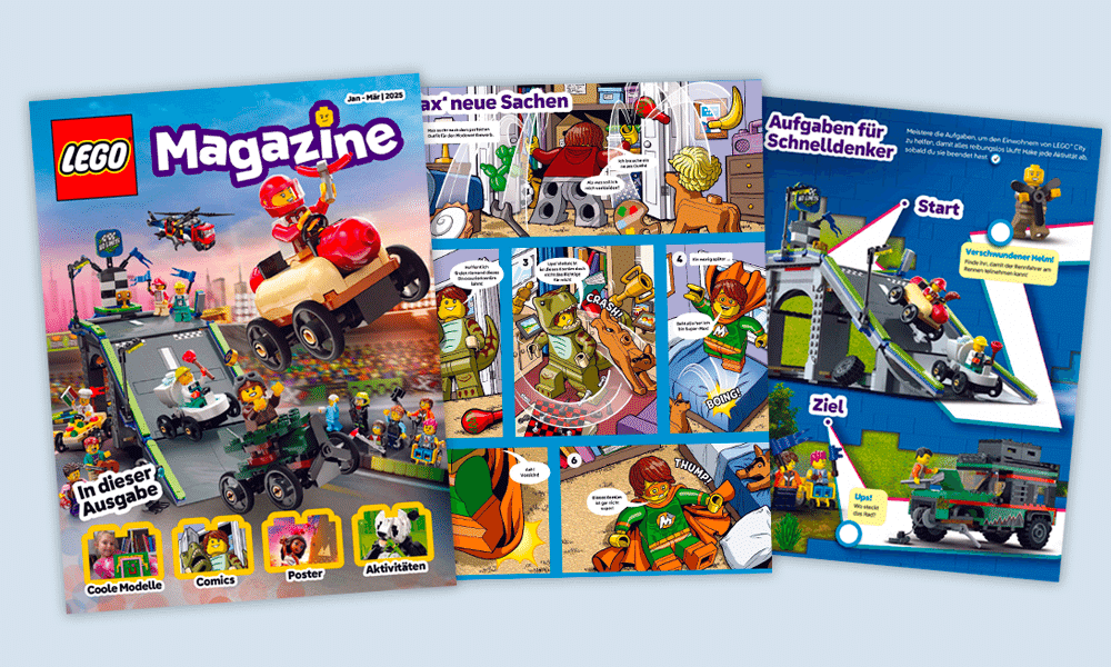 Lego Magazine kostenlose Zeitschriften für Kinder von 5 bis 8 Jahren